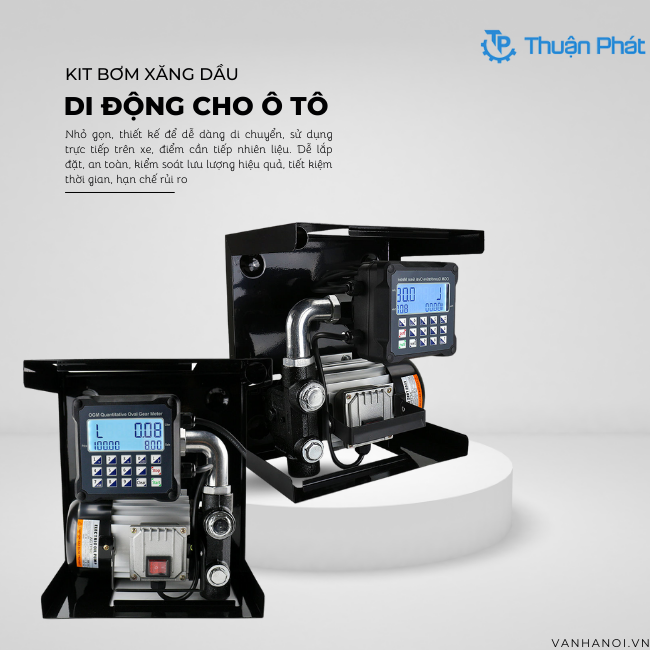 Kit bơm xăng dầu di động cho ô tô